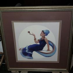 Beautiful Picture Of A Lady Catching A Butterfly