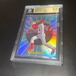 2018 Bowman’s Best Shohei Ohtani Rookie Refractor Bgs 9.5++ w/ Two 10 Subgrades