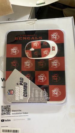 Cincinnati Bengals Wireless Mouse and MousePad Combo