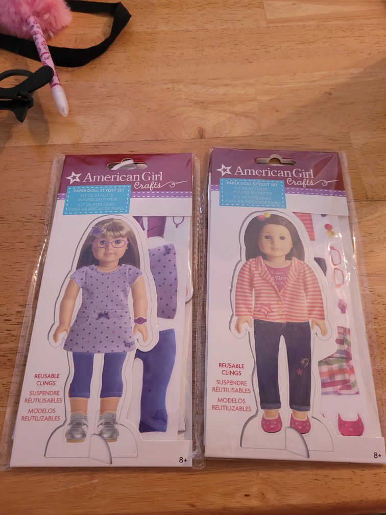 American Girl Doll Paper Doll Sets 