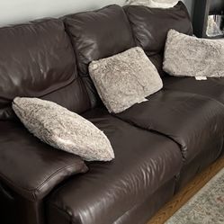 Recliner Leather Sofa And Loveseat 