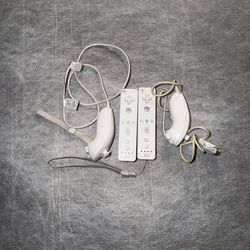 Nintendo Switch, NunChucks, And Controllers