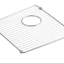 Kohler Brookfield Right-Hand Sink Rack, Stainless Steel, L 12-7/8", H 5/8", W 14-7/8"