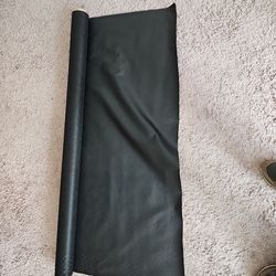 Bolt Of Black Faux Leather