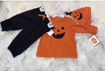 Pumpkin Outfit 3-Piece Halloween Costume Baby Infant Girls 6 Months by Little Me