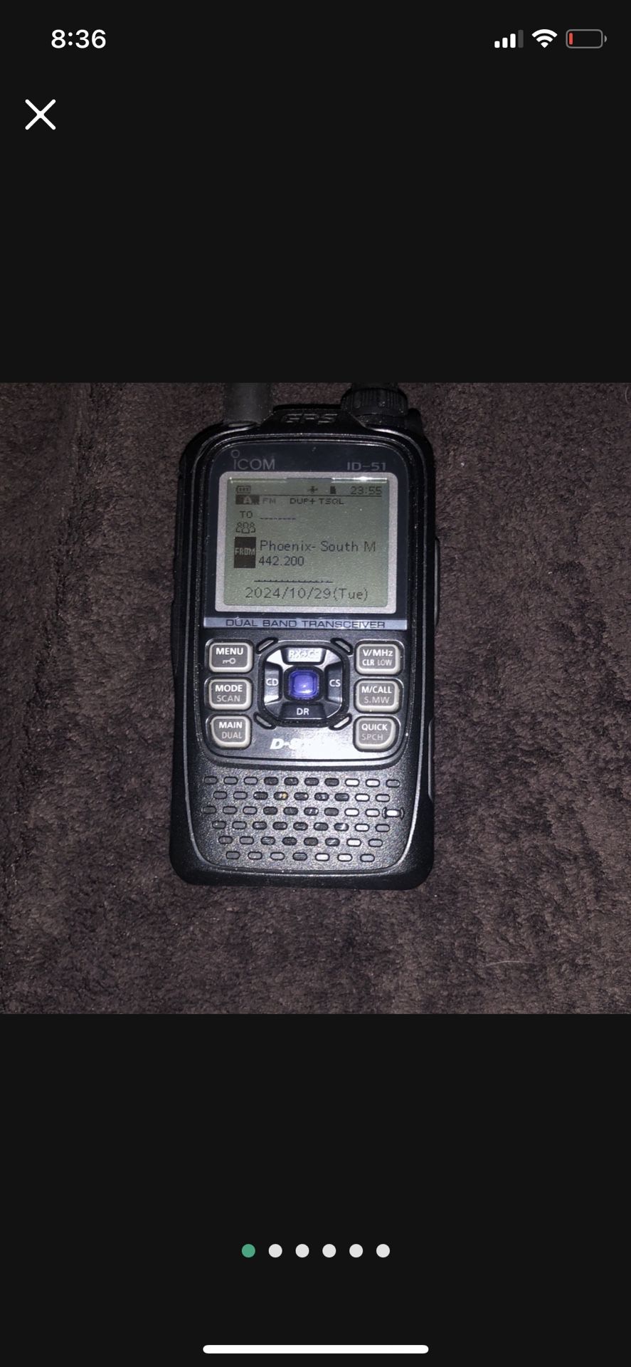 Icom ID51A Plus Dual Band Ham Radio