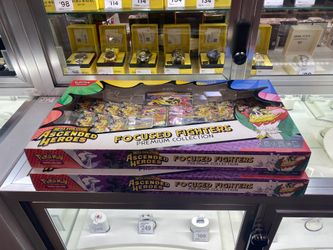 Pokemon Ascended Heroes Focused Fighters Premium Collection Sam’s Club Exclusive