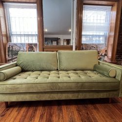 Vintage Suede Couch