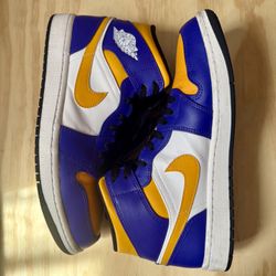 Jordan 1 Mid Lakers