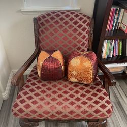 Fine Cherry Wood Chair- Beautiful Set Of 2
