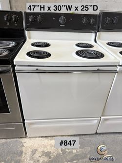 Hotpoint stove Electric Coil Range (#847) SEE PRICE DESCRIPTION