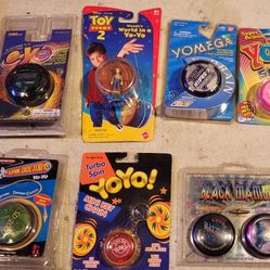 Lot of 7 vintage yo-yo yoyo