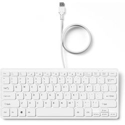 Wired Keyboard, Wired Computer Keyboard for Laptops, Plug & Play USB Keyboard, USB Keyboard for Chromebook