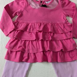 Baby Outfit. Tunic & Pants Set.   Size 18-24