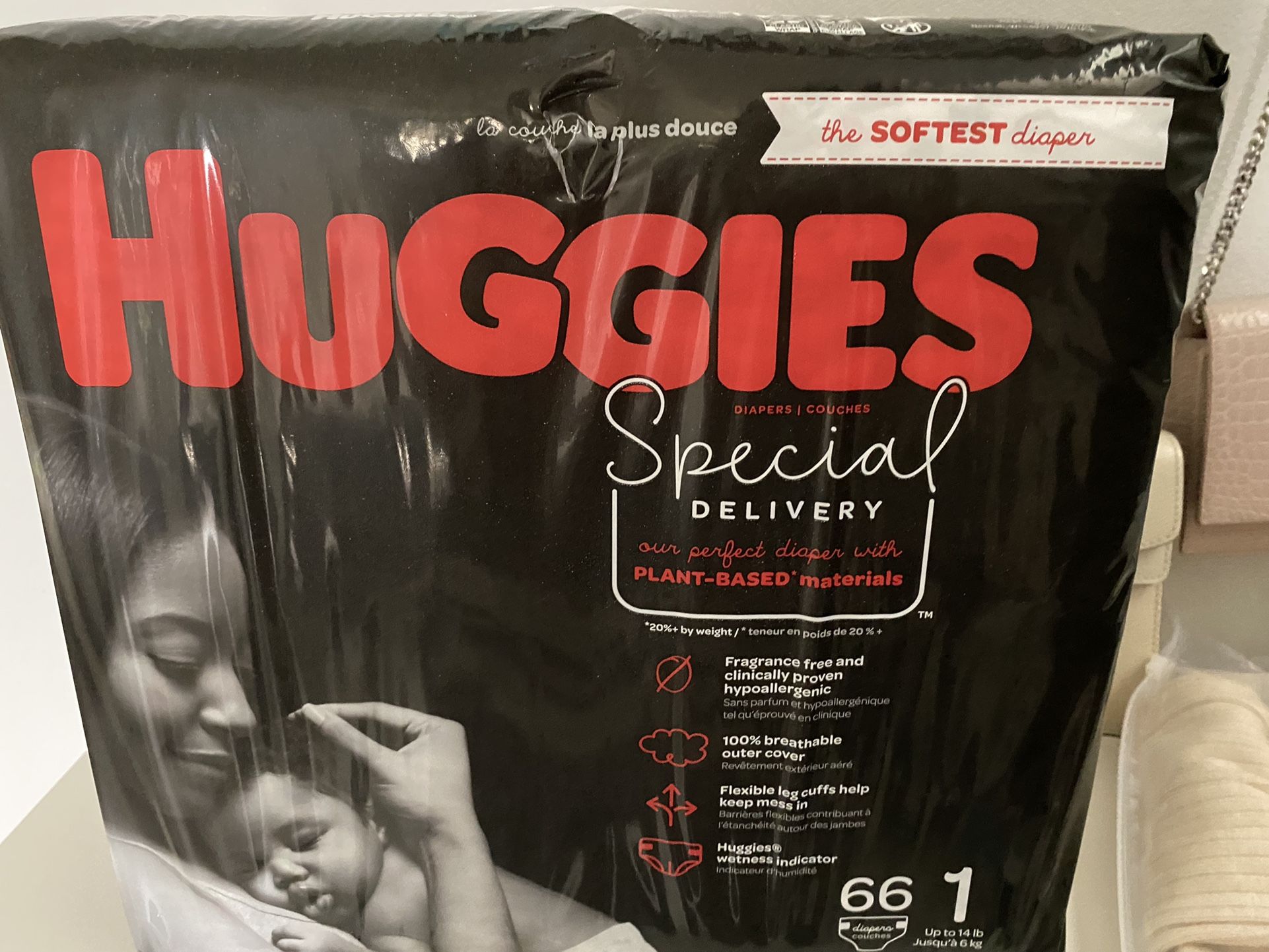 Huggies 316  Diapers-Size NB& 1&2