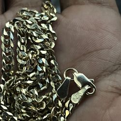 14k Gold Cuban Chain 
