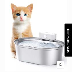 Uahpet Wireless Cat Water Dish 