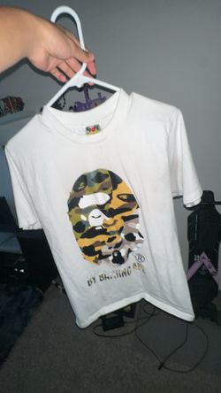 White Bape shirt small