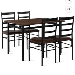 Dining table with four chairs