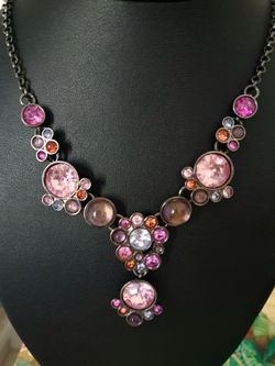 Vintage Liz Claiborne statement collar necklace