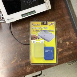 Intec Memory Card for Original Sony PlayStation – 1MB Retro Gaming Essential with Protective Case!