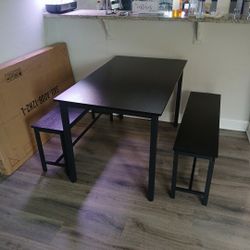 Brand New Table With Bench Seats