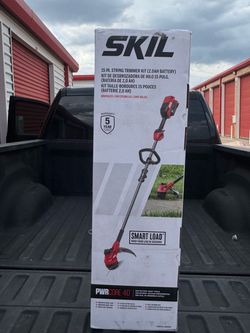 SKIL PWR CORE 40V Brushless 15-Inch String Trimmer Kit with 2.0Ah Battery and 60W Charger, LT4832C-10