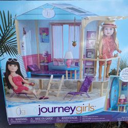 New Journey Girls Doll Beach Hut