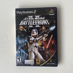 Star Wars Battlefront II 2 PlayStation 2, Sony PS2 Black Label game 2004