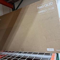 SAMSUNG Inch 55-Class QLED 4K QN85D Series Neo Quantum HDR Smart TV w/Dolby Atmos, Object Tracking Sound Lite, Motion Xcelerator, Real Depth Enhancer 