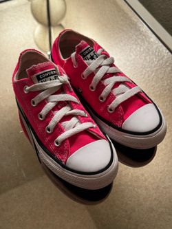 Hot Pink Converse Girl Shoes