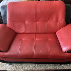 Red Sofas/couch Set 