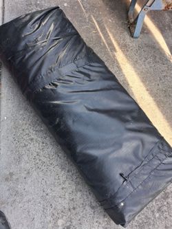Black lumber tarp