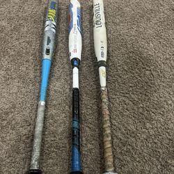Softball Fastpitch Bats Monsta, Demarini, Louisville 