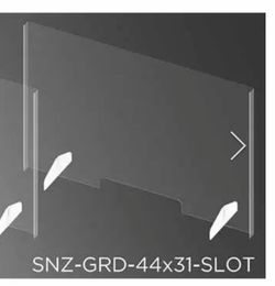Clear Acrylic Counter Height Sneeze Guard