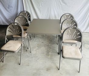 Card Table & 6 Chairs