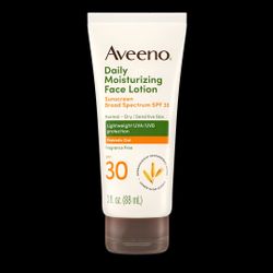 NEW Aveeno Daily Moisturizing Face Lotion SPF30 Sunscreen Lightweight Protection