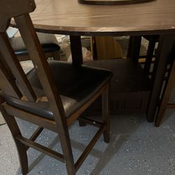 Bar Height Dining Table And Chairs 