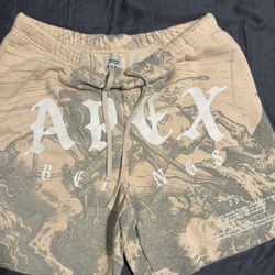 Undrtd “Apex Predator” Beige XL Shorts 