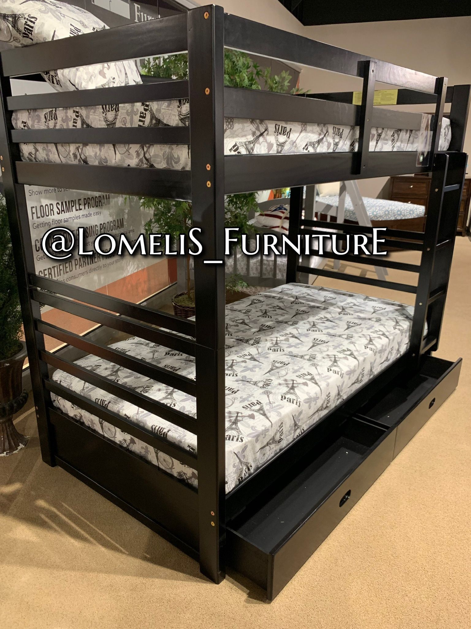 Twin Twin Size Bunkbeds With Ortho Mattress