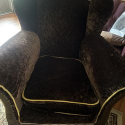 Vintage Velvet Chair