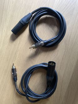 Mogami Gold Male XLR to RCA Cable (3')