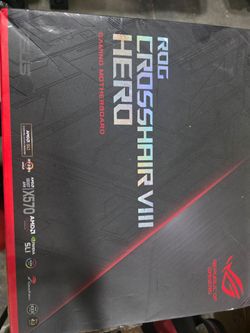 ASUS AMD AM4 ROG X570 Crosshair VIII Hero ATX Motherboard