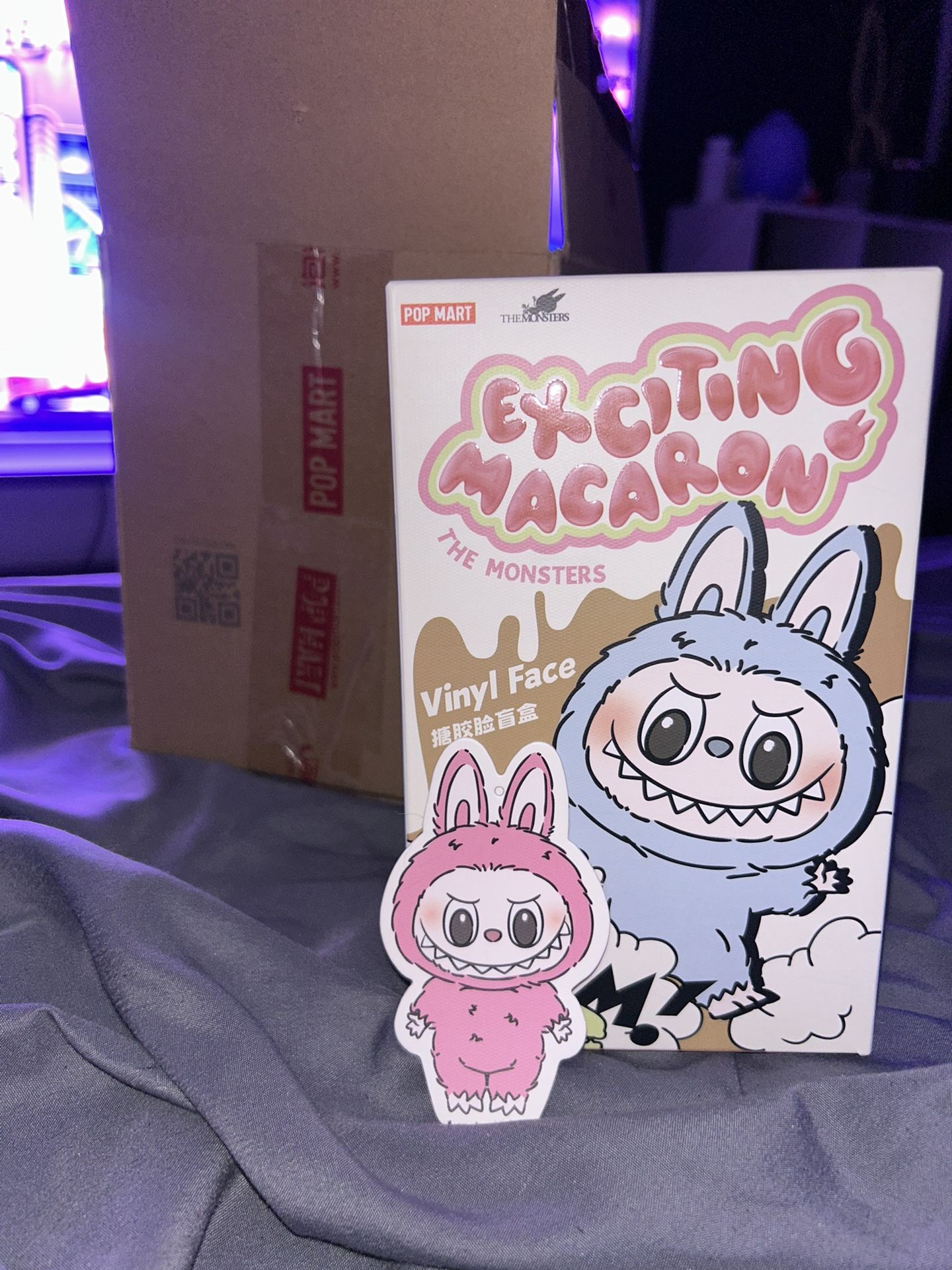 Labubu Exciting Macaron( Pink Lychee Berry) Popmart 100% Authentic 