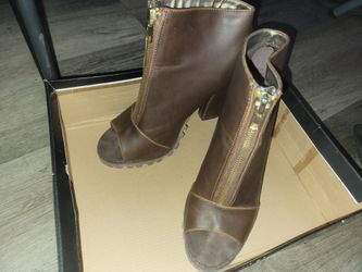 Size 9 1/2 open toe booties