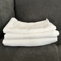 3 Table Covers White