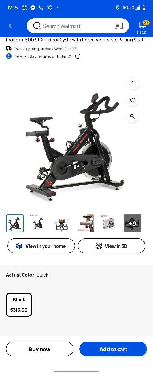 Proform 500 Spx Indoor Cycle