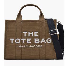 Marc Jacobs The Canvas Medium Tote Bag Slate Green 