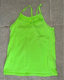4T Girls Green Tank Top