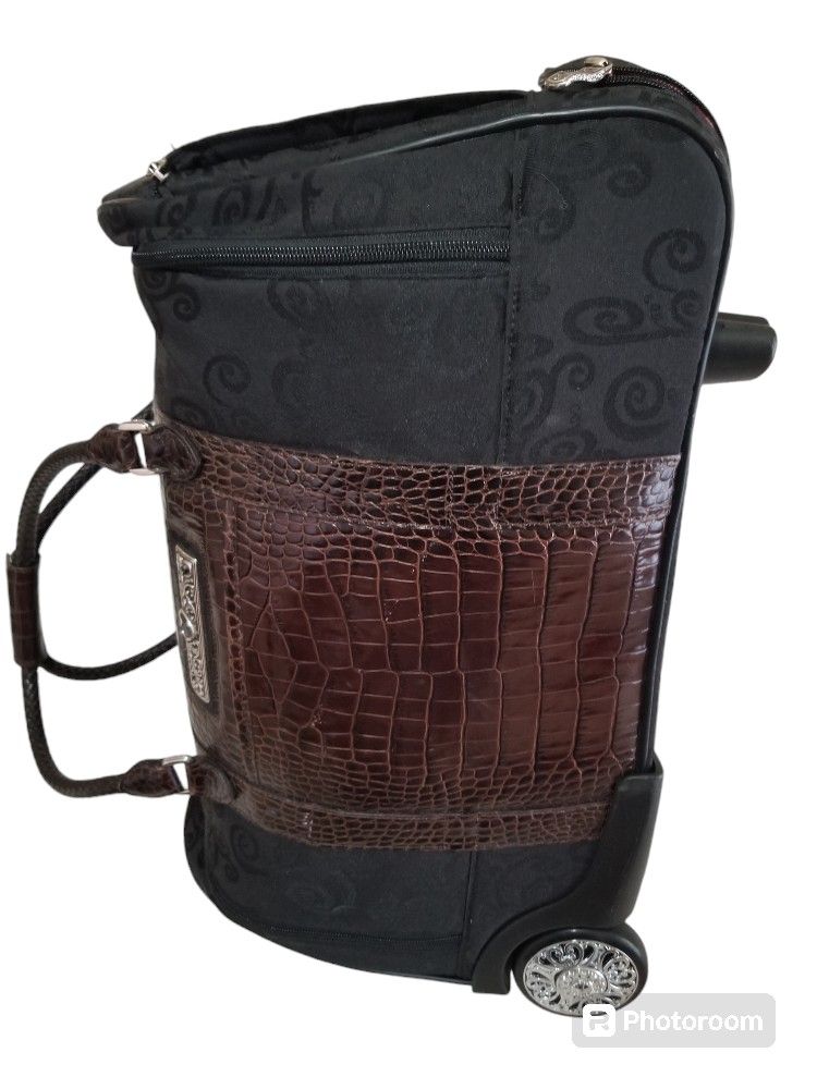 brighton carryon travel duffel bag rolling luggage weekender 20" euc
** Price Is Firm*